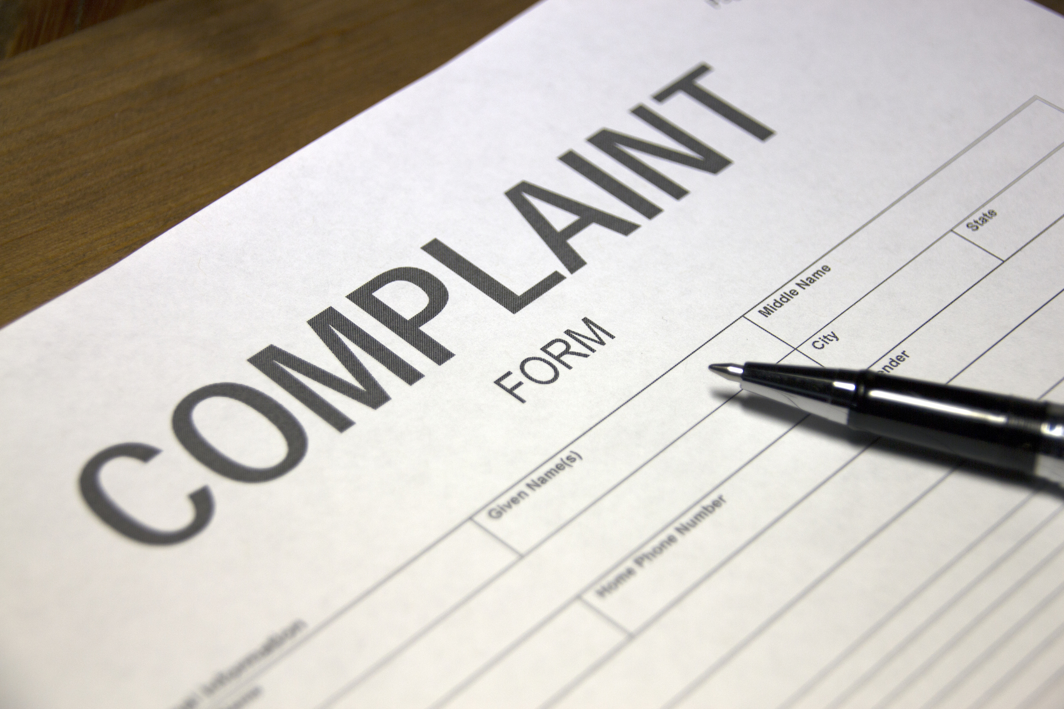 Rules of procedure complaints management